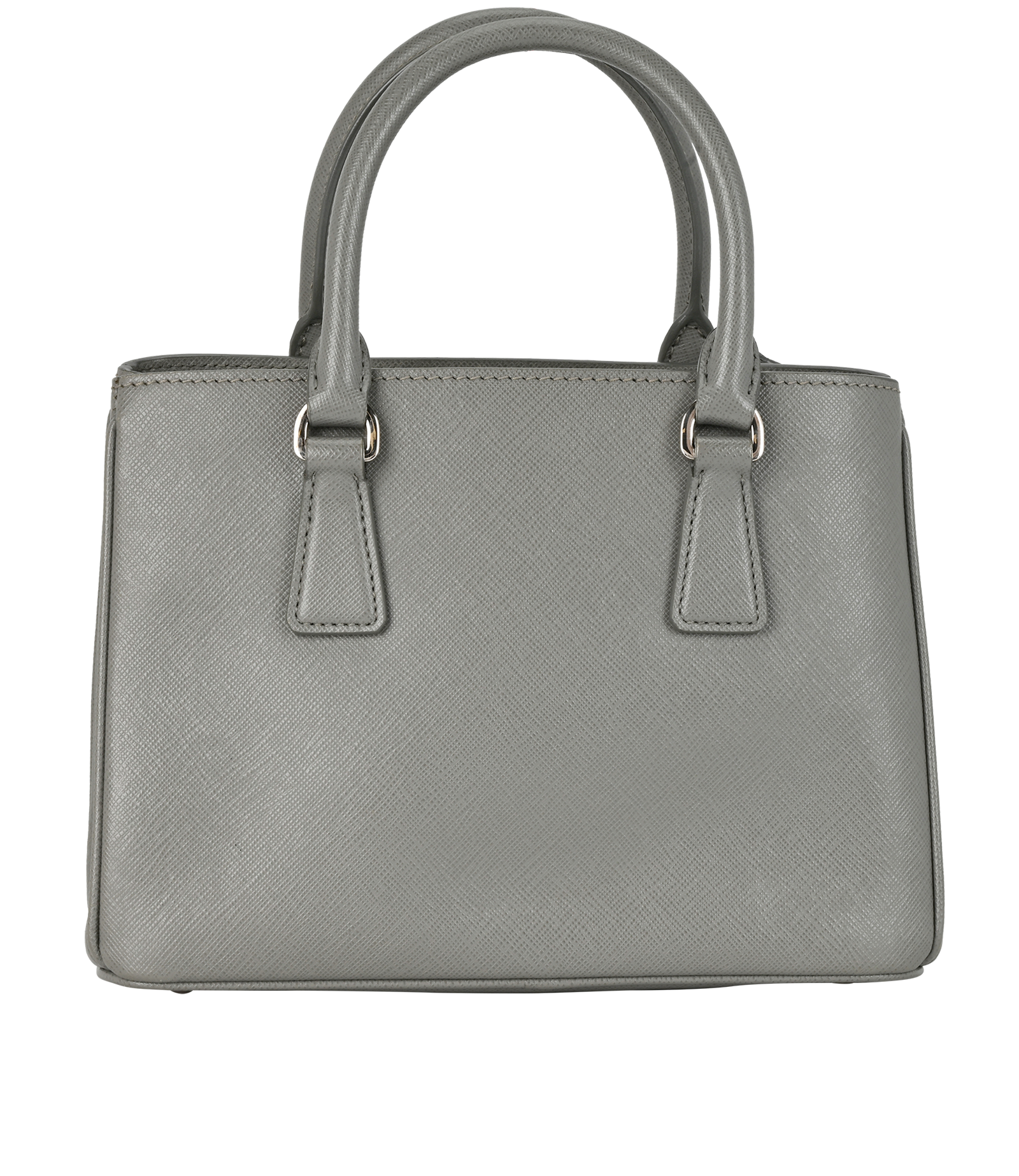 2-Way Tote, &pound;1,200, Handbags, Grey, Leather, Back view